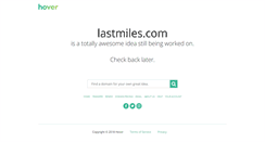 Desktop Screenshot of lastmiles.com
